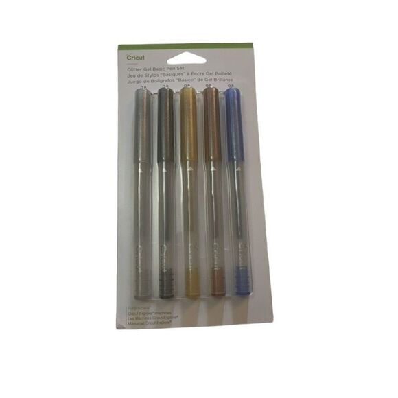 CRICUT GLITTER GEL BASIC PEN SET 0.8 - Picture 1 of 2